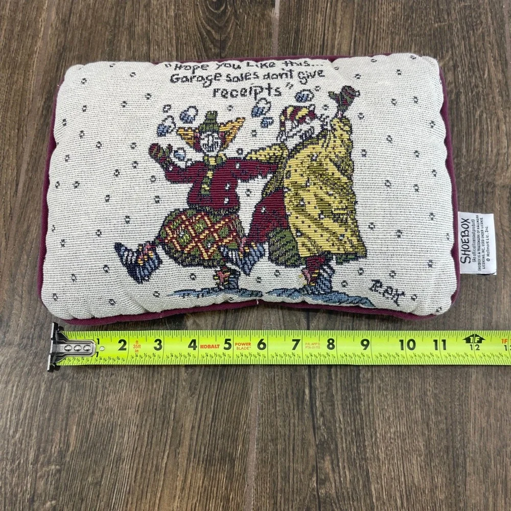 Shoebox Hallmark Pillow 
